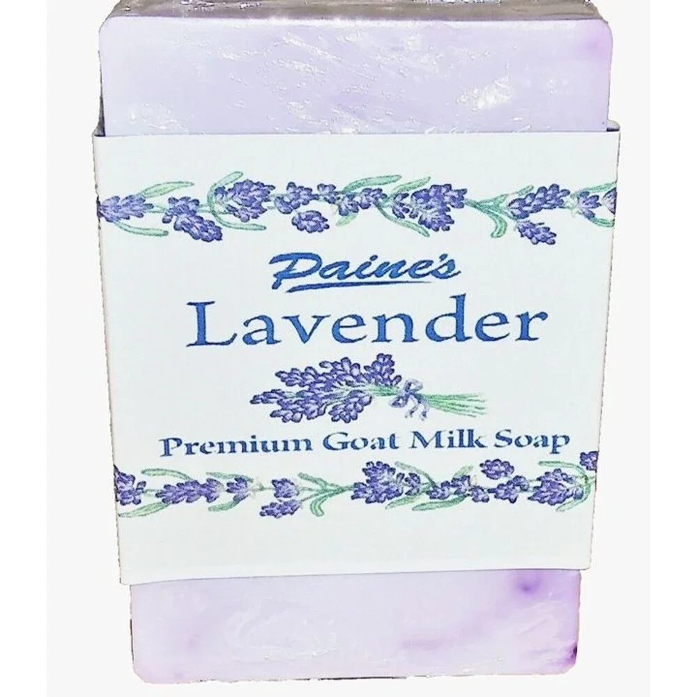 Paine's Lavender GOAT MILK SOAP made in Maine natural skin care 4.5 oz. bar